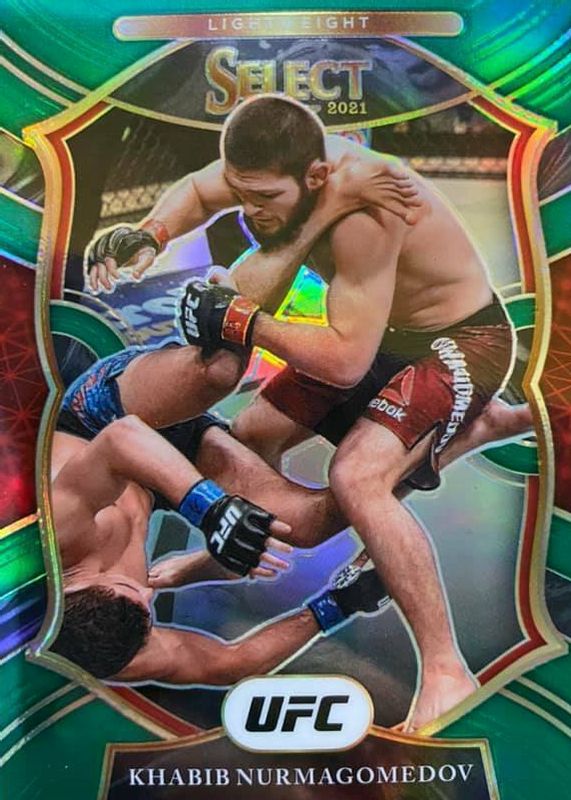 Khabib Nurmagomedov 2021 Select UFC #47 Concourse Green /5 PSA 10