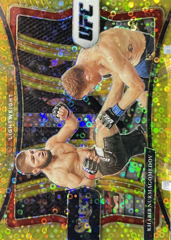 Khabib Nurmagomedov 2021 Select UFC #161 Premier Level Gold Disco /10 RAW