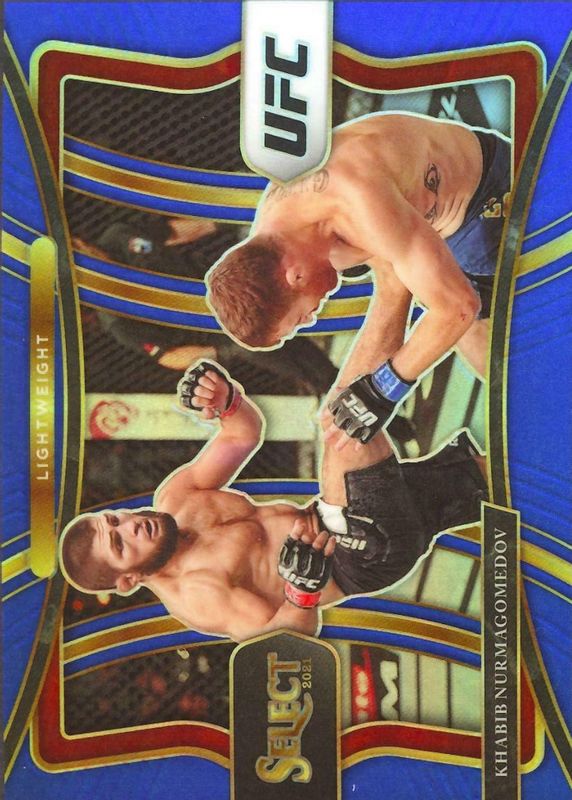 Khabib Nurmagomedov 2021 Select UFC #161 Premier Level Blue /49 RAW