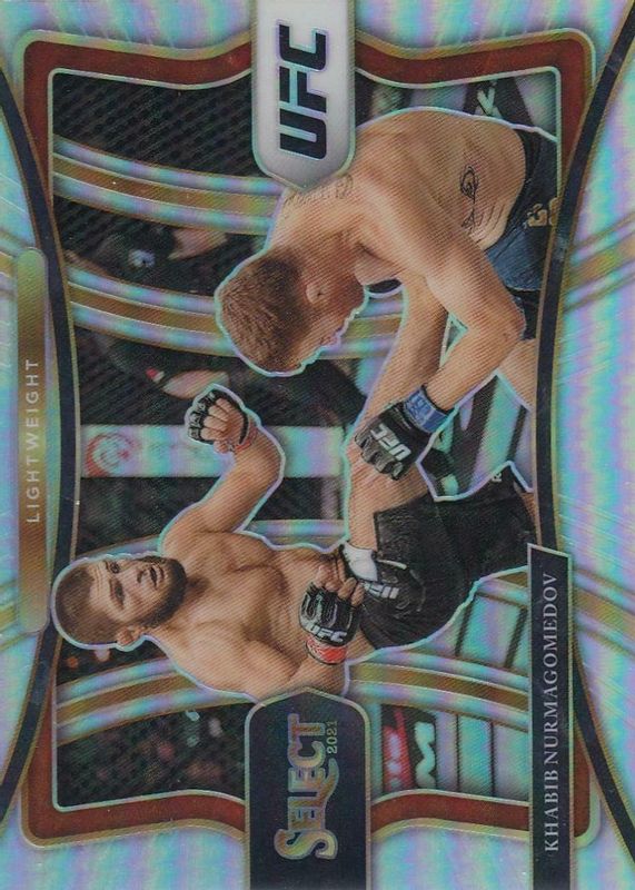 Khabib Nurmagomedov 2021 Select UFC #161 Premier Level Silver BGS 9