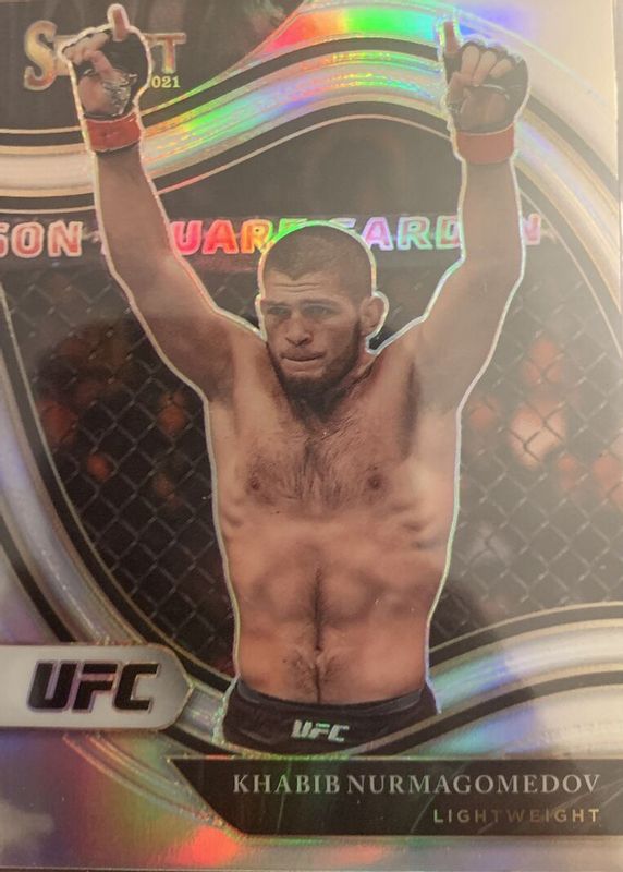 Khabib Nurmagomedov 2021 Select UFC #208 Octagonside Silver PSA 10