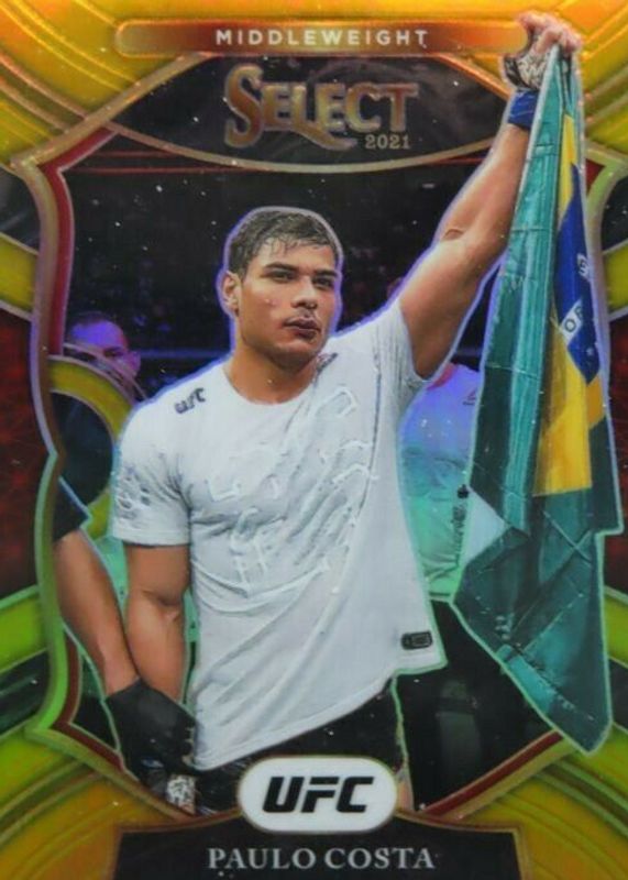 Paulo Costa 2021 Select UFC #69 Concourse Gold /10 RAW