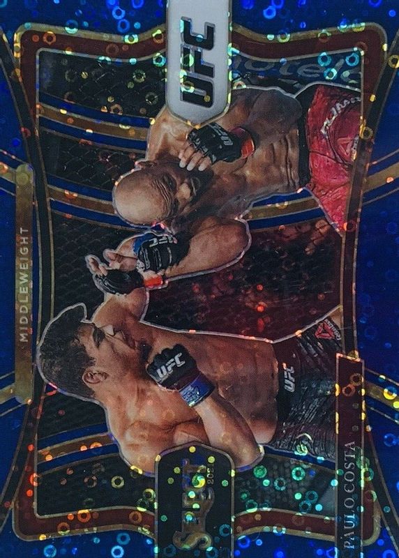 Paulo Costa 2021 Select UFC #184 Premier Level Blue Disco /99 RAW