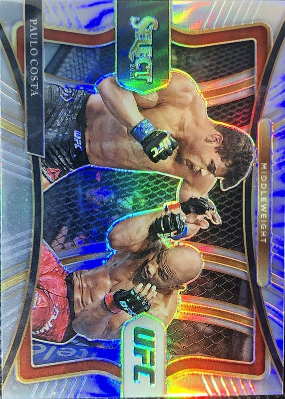 Paulo Costa 2021 Select UFC #184 Premier Level Silver RAW