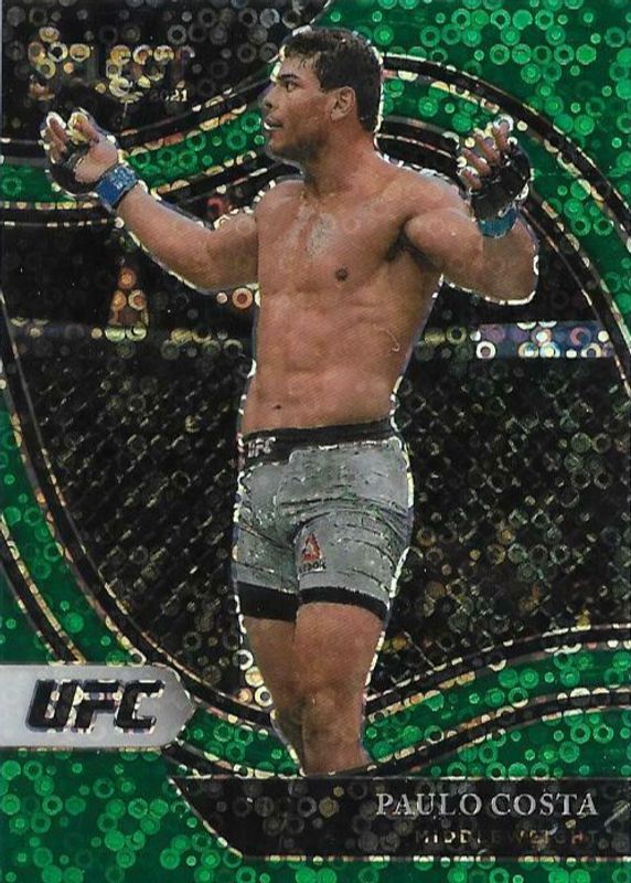 Paulo Costa 2021 Select UFC #232 Octagonside Green /5 RAW