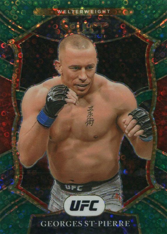 Georges St-Pierre 2021 Select UFC #14 Concourse Green Disco /5 RAW