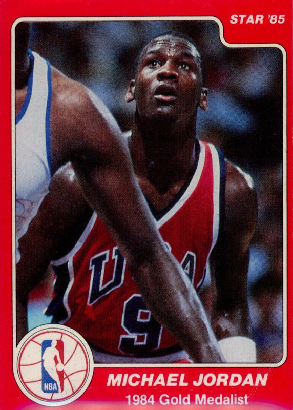 Michael Jordan 1984 Star #195 Base (Olympic Team) BGS 5.5