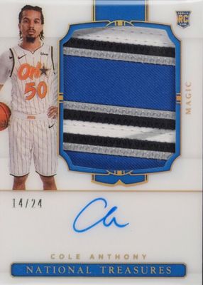 2020 National Treasures #149 Rookie Patch Auto - Gold FOTL /24