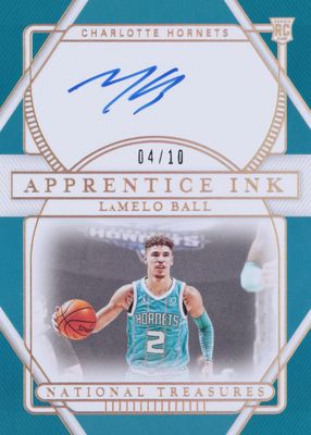 2020 National Treasures #API-LBL Apprentice Ink - Gold /10