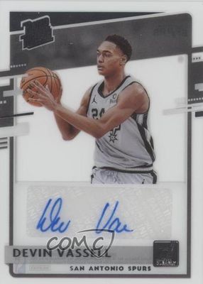 2020 Clearly Donruss #RRA-DVV Clearly Rated Rookie Autographs