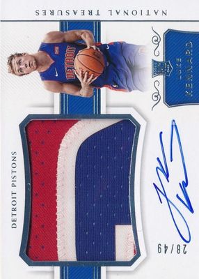 2017 National Treasures #112 Rookie Patch Auto Horizontal /49