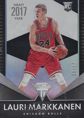 2017 Chronicles #205 Titanium Draft Year /17