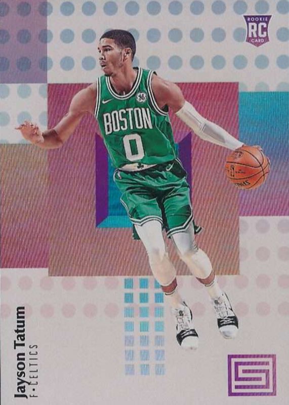 Jayson Tatum 2017 Status #128 Base Rookie SGC 9.5