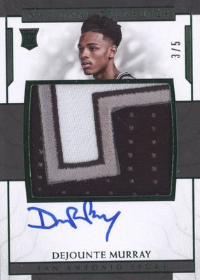 2016 National Treasures #146 Rookie Patch Auto - Emerald /5