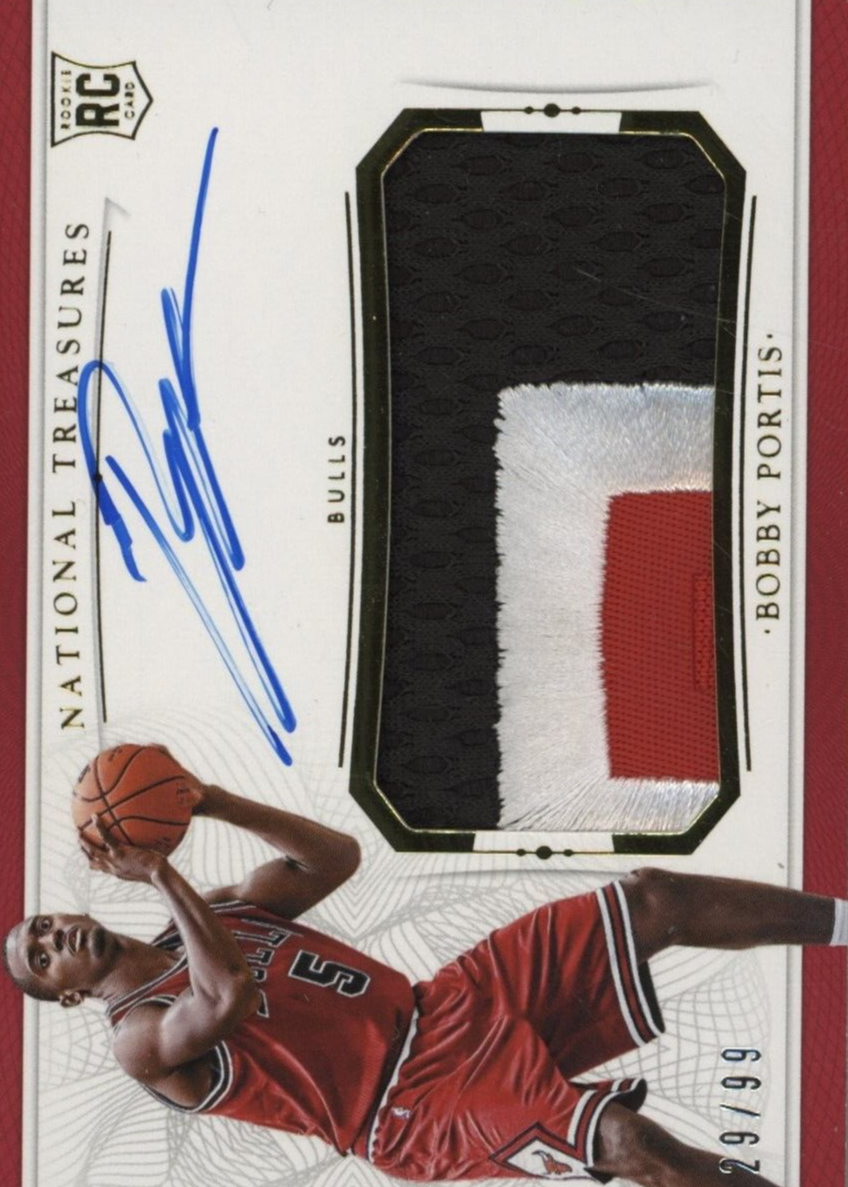 Bobby Portis 2015 National Treasures #122 Rookie Patch Auto /99 