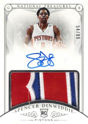 2014 National Treasures #132 Rookie Patch Auto /99