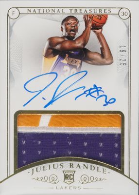 2014 National Treasures #107 Rookie Patch Auto - Gold /25