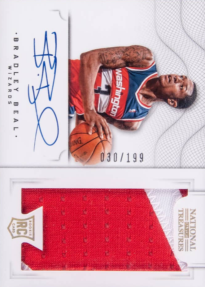 Bradley Beal 2012 National Treasures #153 Rookie Patch Auto /199