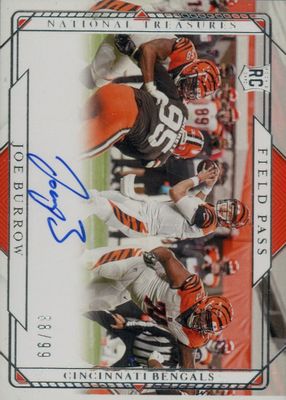 2020 National Treasures #FP-JB Rookie Signatures Field Pass /99