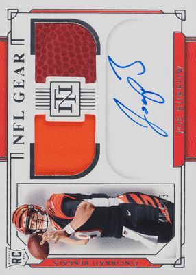 2020 National Treasures #RSC-JB Rookie NFL Gear Signature Combos /99