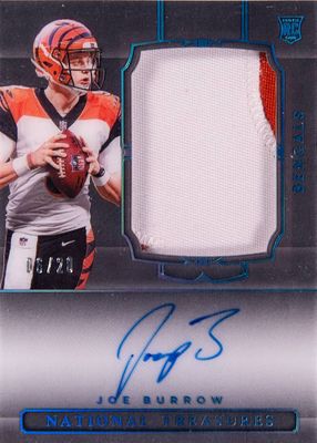 2020 National Treasures #156 Rookie Patch Auto - Midnight /20