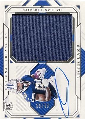 2020 National Treasures #RMS-CL Rookie Material Signatures /99