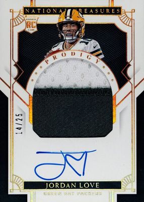 2020 National Treasures #PPA-JL Prodigy Patch Autographs - Gold /25