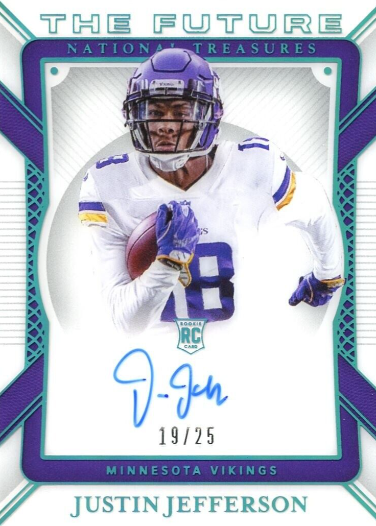 Justin Jefferson 2020 National Treasures #TF-JUJ The Future