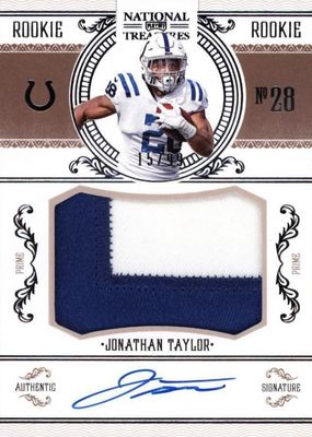 2020 National Treasures #CRS-JT Crossover Rookie Patch Autographs /99