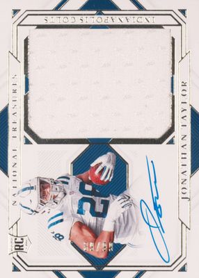 2020 National Treasures #RMS-JT Rookie Material Signatures /99