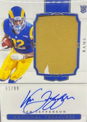 2020 National Treasures #178 Rookie Patch Auto /99