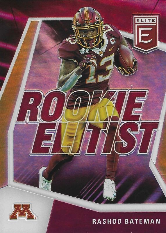 Rashod Bateman 2021 Elite #RE15 Rookie Elitist Rookie BGS 9.5