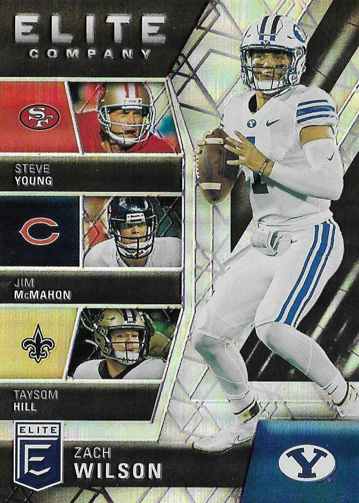 Zach Wilson 2021 Elite #EC2 Elite Company Price Guide Sports