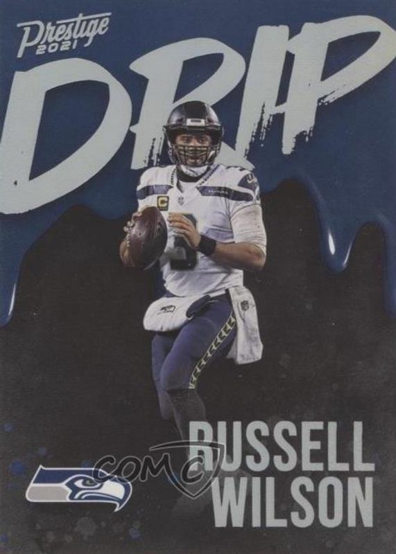 Russell Wilson 2021 Prestige #ND-RW NFL Drip /(SSP) RAW