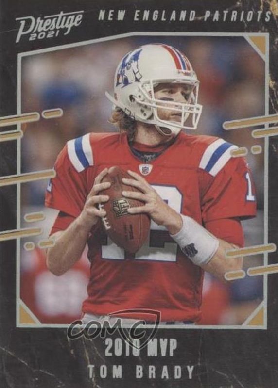 Tom Brady 2021 Prestige #PM-16 Prestigious Moments /(SSP) SGC 10