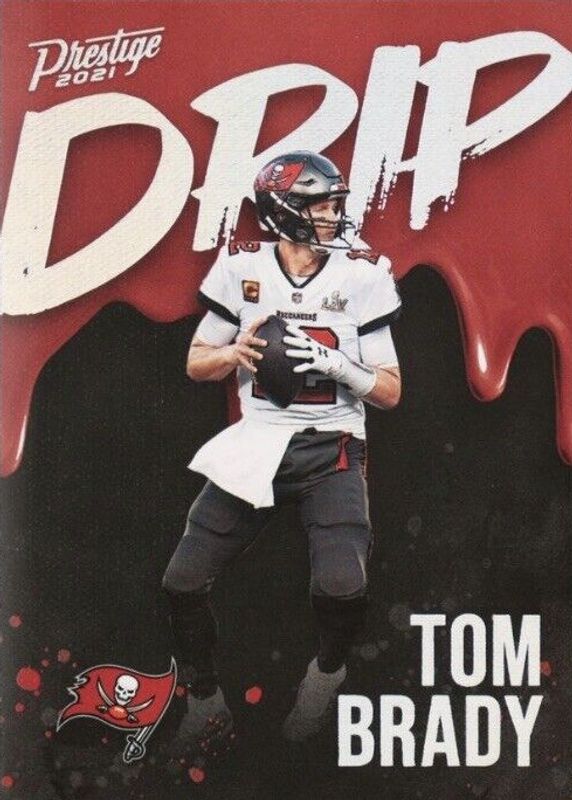 Tom Brady 2021 Prestige #ND-TB NFL Drip /(SSP) RAW