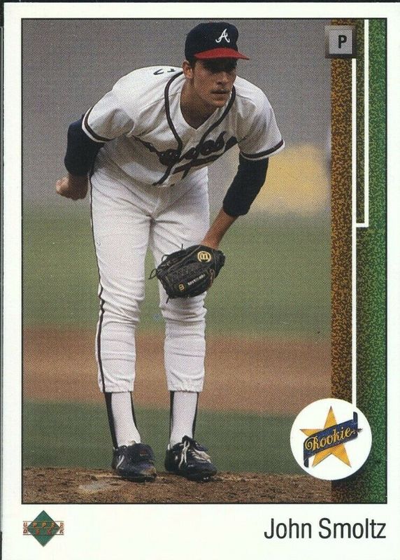 thumbnail image 2 of 1991 Topps John Smoltz Baseball Card #157 - Atlanta Braves - Nm-Mint Free Shipping 2 of 3