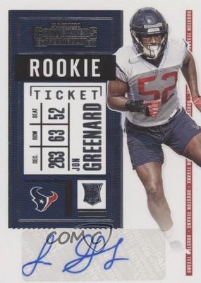2020 Contenders #245 Rookie Ticket Auto