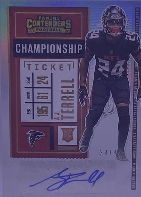 2020 Contenders #290 Rookie Ticket Auto - Championship Ticket /49