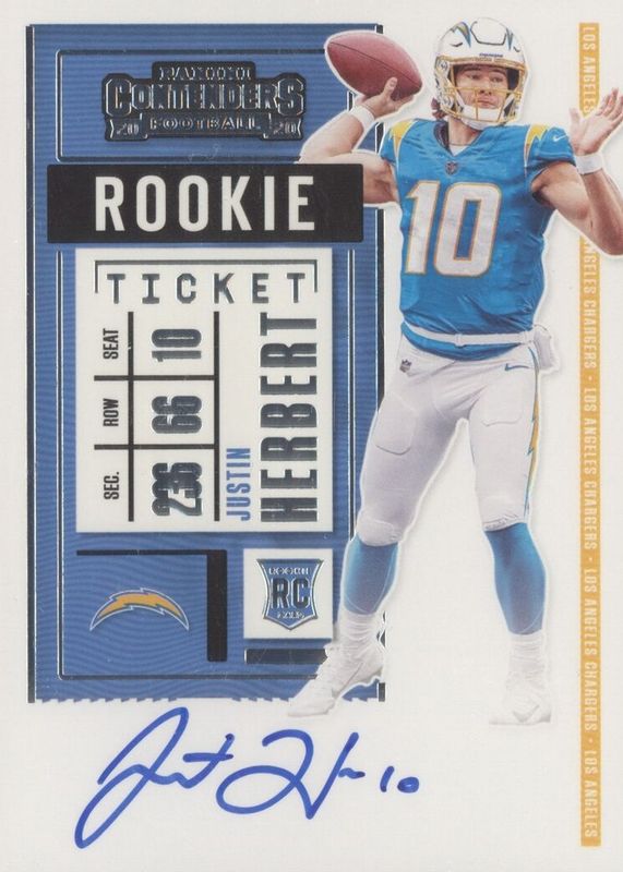 2020 Contenders #104 Rookie Ticket Auto