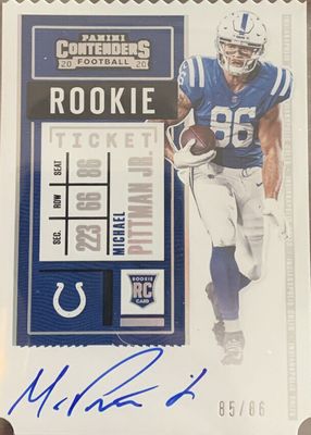 2020 Contenders #114 Rookie Ticket Auto - Ticket Stub (/86)