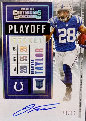 2020 Contenders #116 Rookie Ticket Auto - Playoff Ticket /99