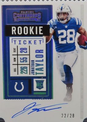 2020 Contenders #116 Rookie Ticket Auto - Ticket Stub (/28)