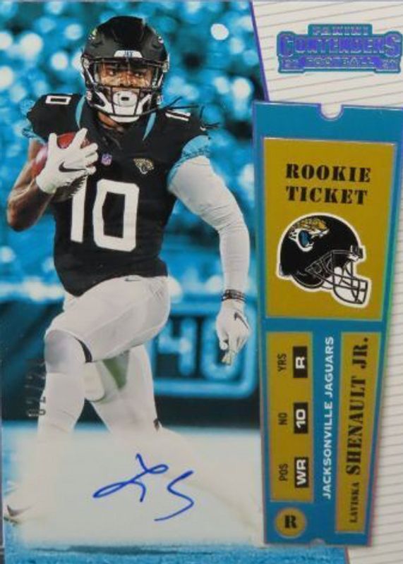 Laviska Shenault Jr. 2020 Contenders #RRT-LSH 2000 Rookie Ticket Auto /20 Rookie SGC 9