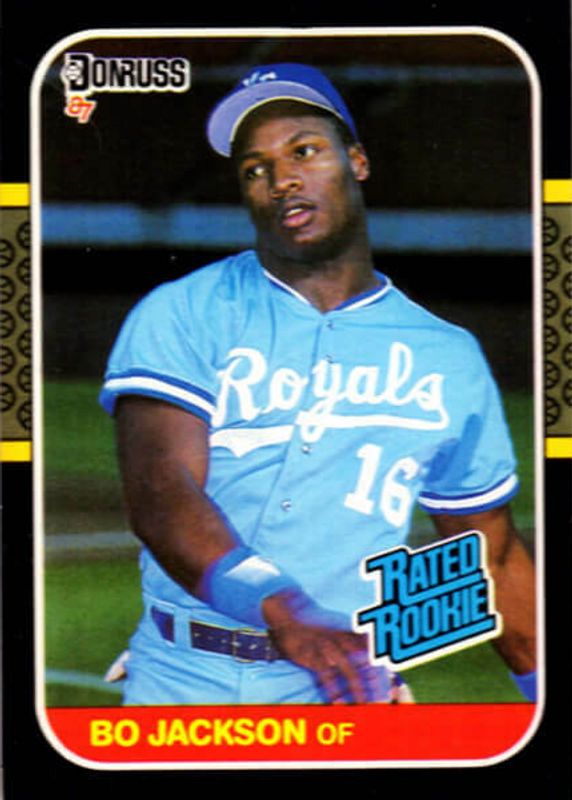 Bo Jackson 1987 Donruss #35 Base RAW