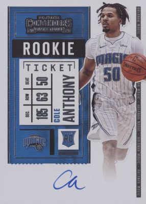 2020 Contenders #111 Rookie Ticket Auto (White Jersey)