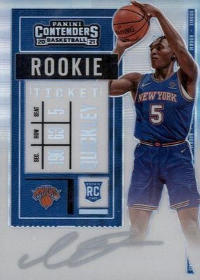 2020 Contenders #114 Rookie Ticket Auto Variation - Premium (Blue Jersey)