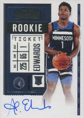 2020 Contenders #105 Rookie Ticket Auto Variation (Two Hands on Ball)