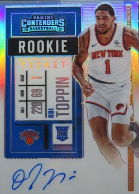 2020 Contenders #127 Rookie Ticket Auto - Premium (No Ball)