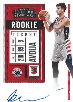 2020 Contenders #137 Rookie Ticket Auto Variation (Two Hands on Ball)